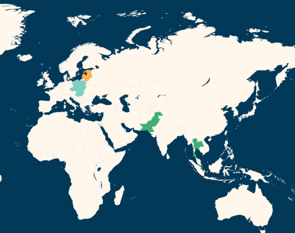 Arc of Asia global trade network